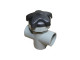 Passion | Diverter Valve - 2 S x 2" S x 2" S, Star Handle, Black"